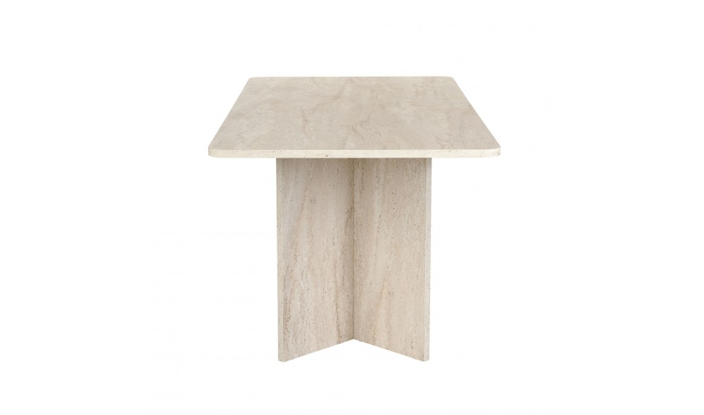 Masa de sufragerie, Linza - Travertine, 180 x 75 x 90 cm