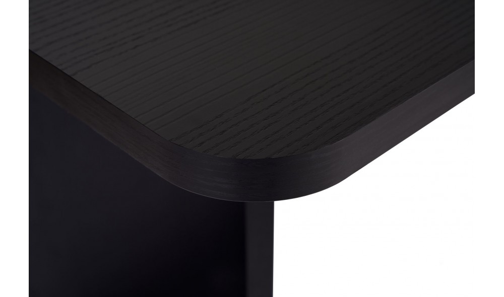 Masa de sufragerie, Linza - Wood Black, 180 x 75 x 90 cm