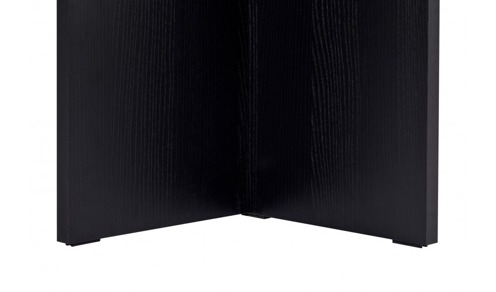 Masa de sufragerie, Linza - Wood Black, 180 x 75 x 90 cm