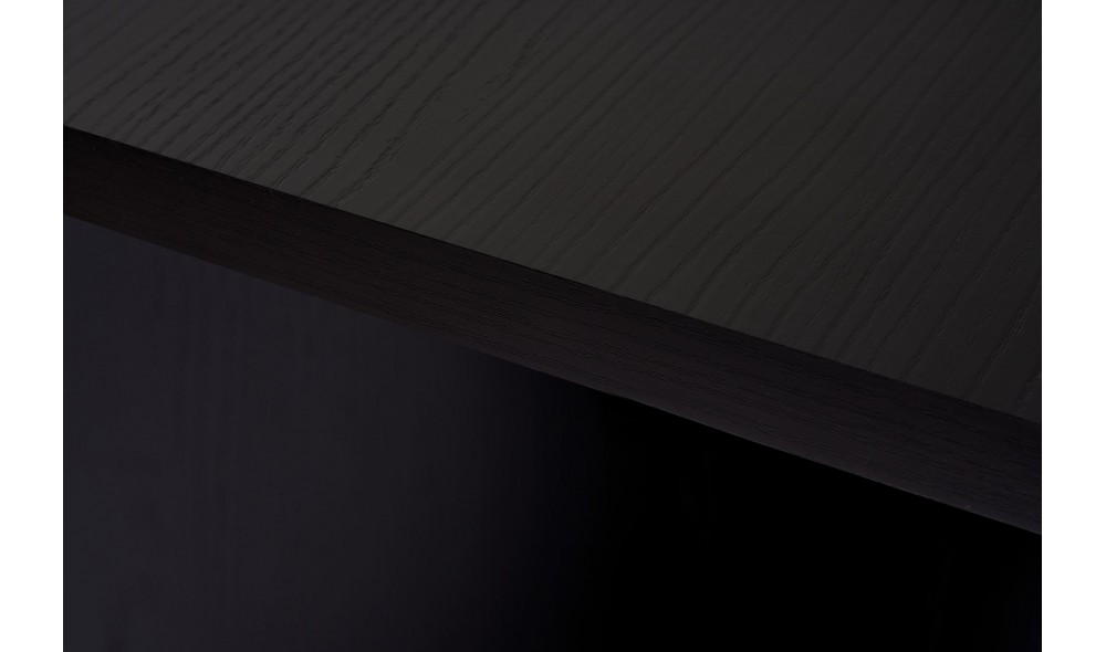 Masa de sufragerie, Linza - Wood Black, 180 x 75 x 90 cm