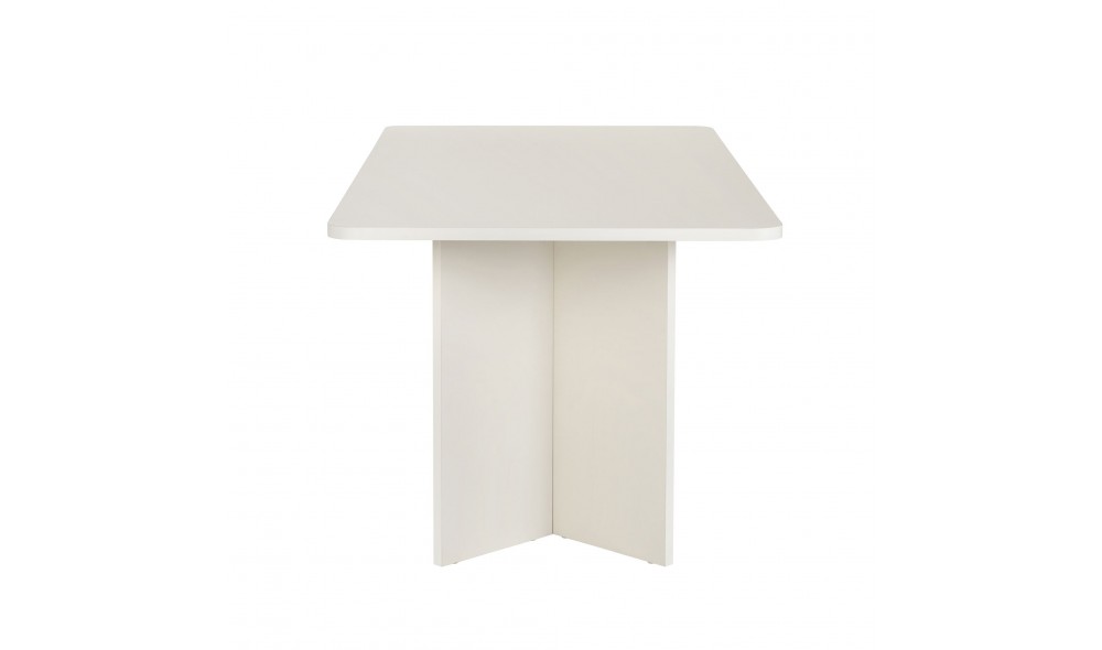 Masa de sufragerie, Linza - Wood White, 180 x 75 x 90 cm