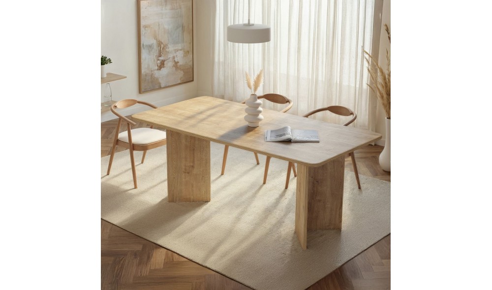 Masa de sufragerie, Linza - Honey Oak, 180 x 75 x 90 cm