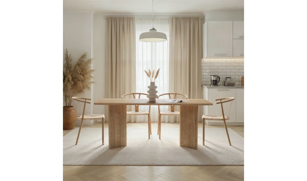 Masa de sufragerie, Linza - Honey Oak, 180 x 75 x 90 cm