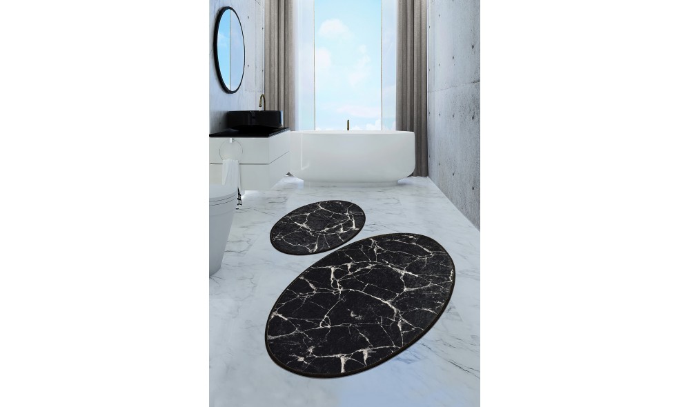 Set covoras de baie (2 piese), Marble DJT