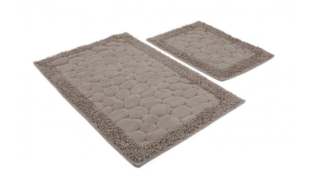 Set covoras de baie (2 piese), Stone - Beige
