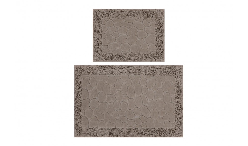 Set covoras de baie (2 piese), Stone - Beige