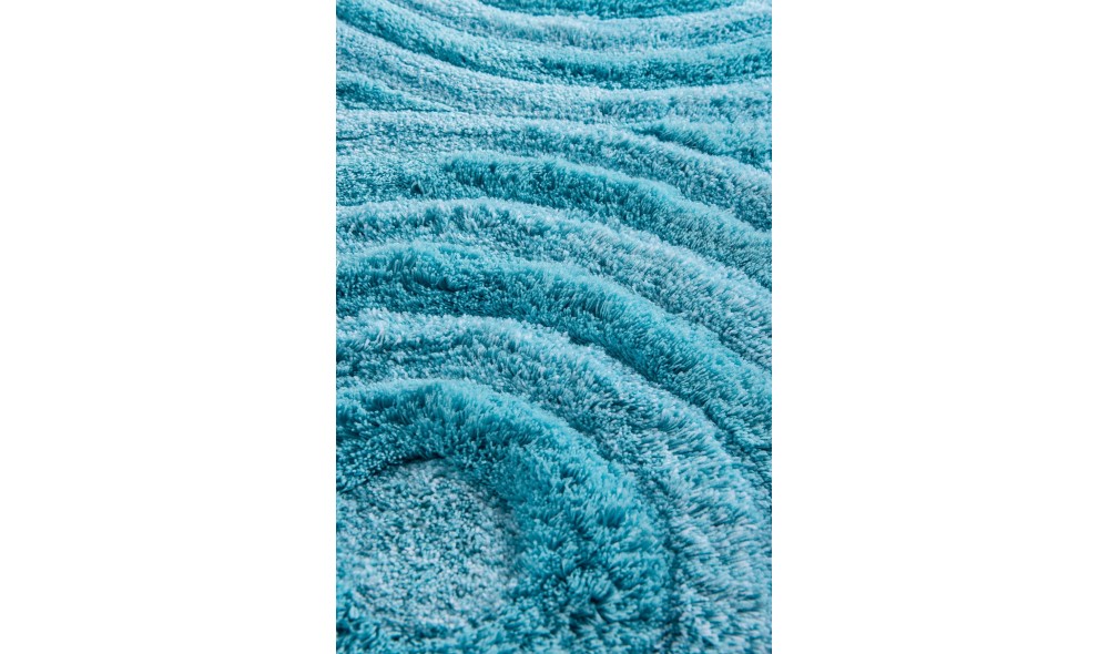 Set covoras de baie (2 piese), Wave - Turquoise