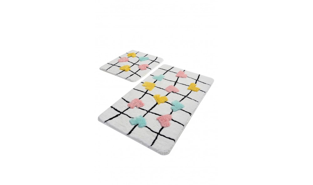 Set covoras de baie (2 piese), My Heart - Colourful