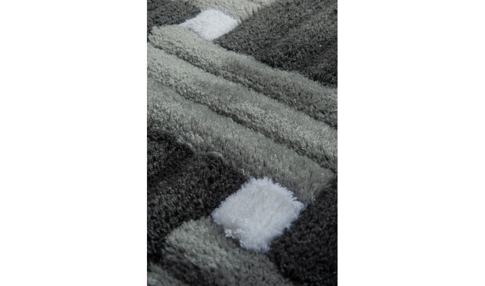 Set covoras de baie (3 piese), Piazza - Grey