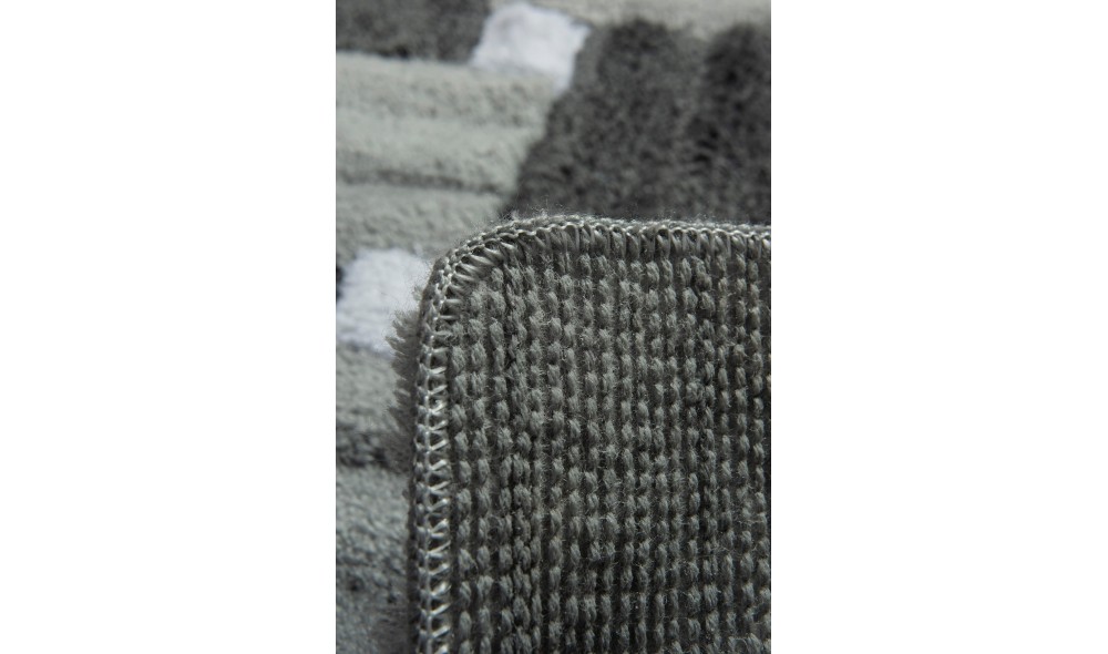 Set covoras de baie (3 piese), Piazza - Grey