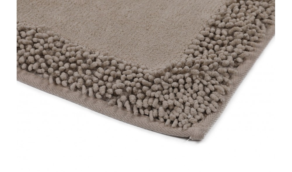 Set covoras de baie (2 piese), Piante - Beige