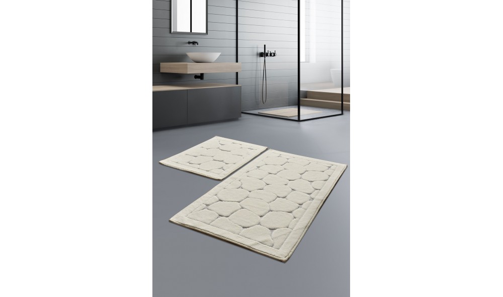 Set covoras de baie (2 piese), Parma - Ecru