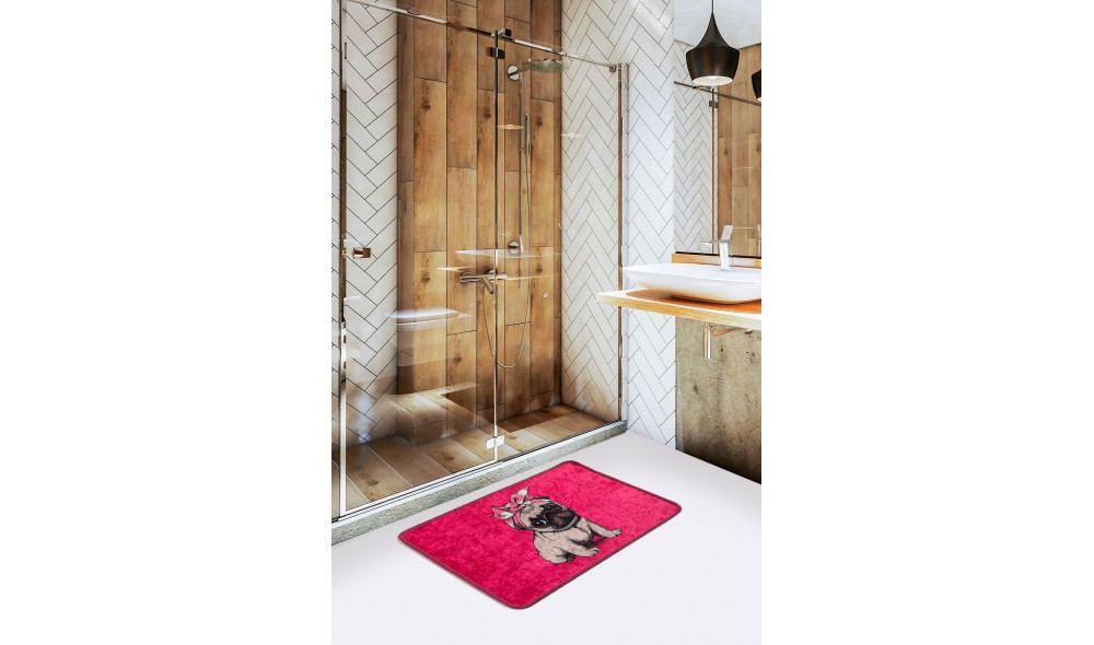 Covoras de baie, Pink Pug DJT