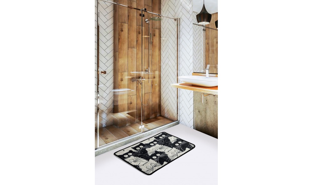 Covoras de baie, White Cats DJT