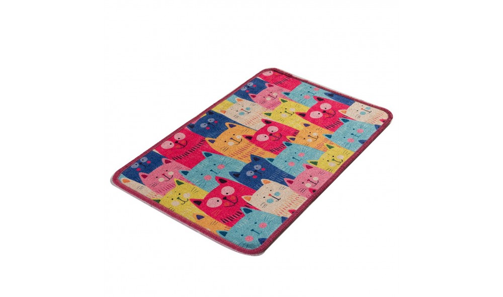 Covoras de baie, Meow DJT - Colourful