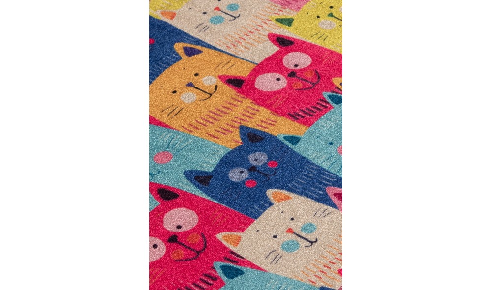 Covoras de baie, Meow DJT - Colourful