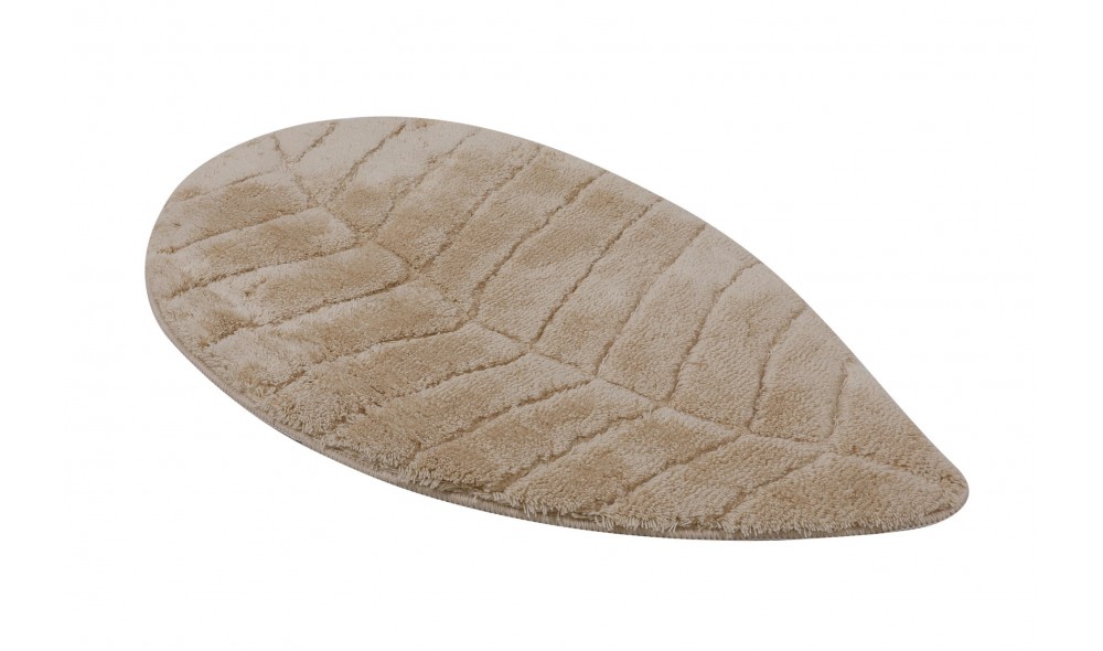 Covoras de baie, Jungle Leaf - Stone (60 x 100)