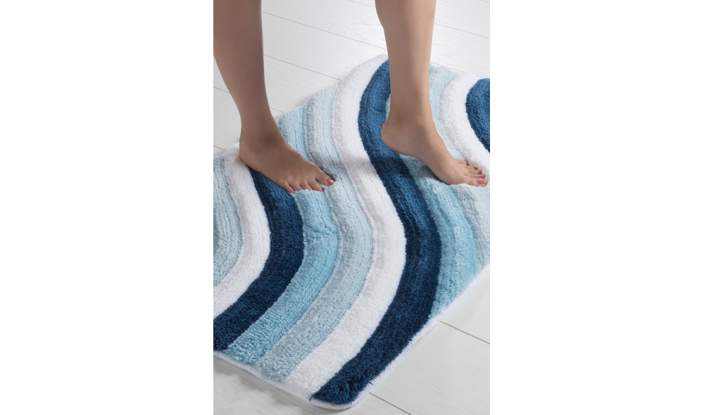 Set covoras de baie (2 piese), Colorful - Blue