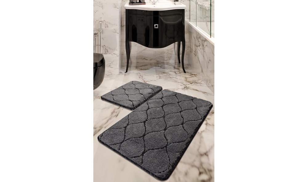 Set covoras de baie (2 piese), Infinity - Anthracite