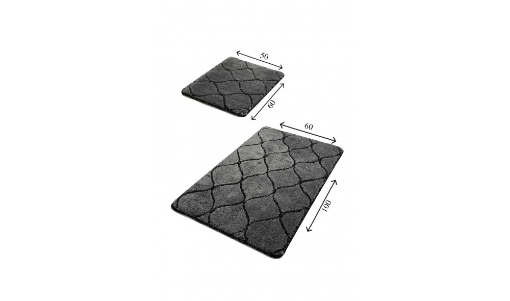 Set covoras de baie (2 piese), Infinity - Anthracite
