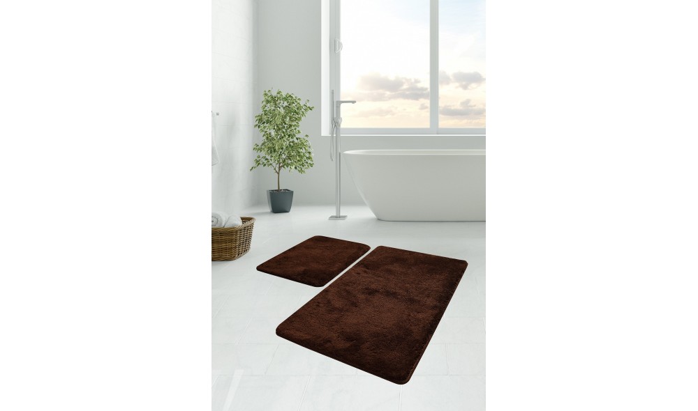 Set covoras de baie (2 piese), Havai - Brown