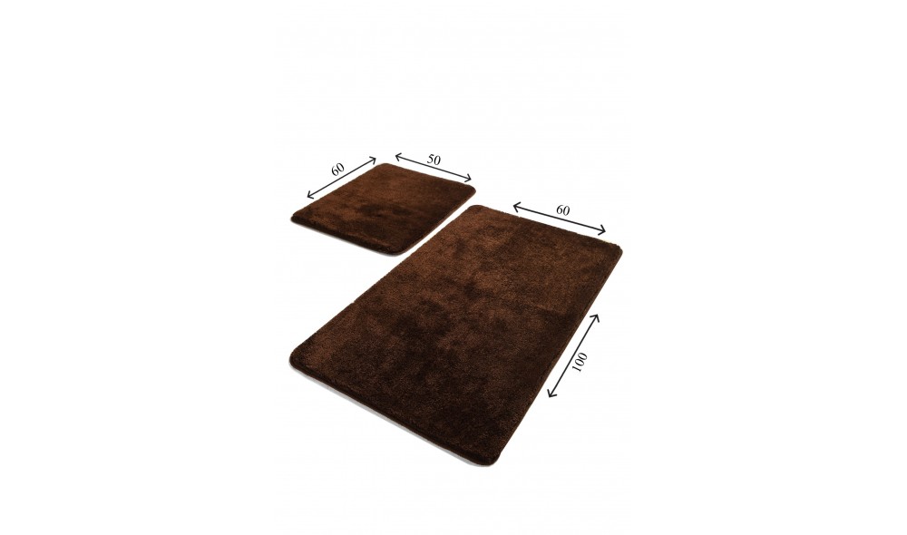 Set covoras de baie (2 piese), Havai - Brown