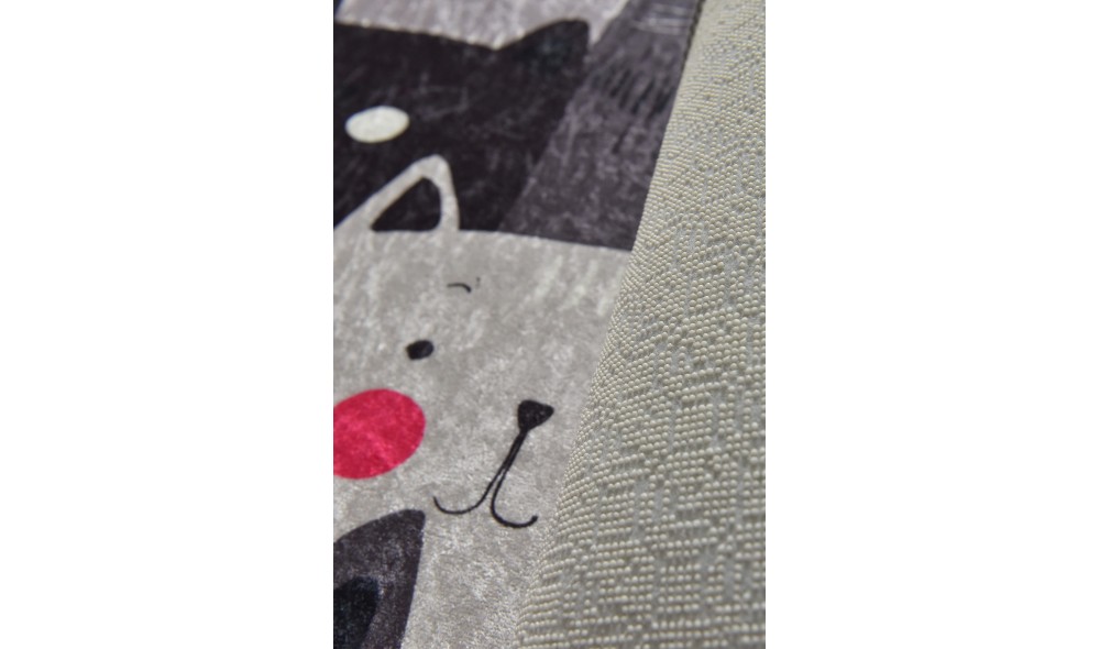 Set covoras de baie (2 piese), Meow - Grey