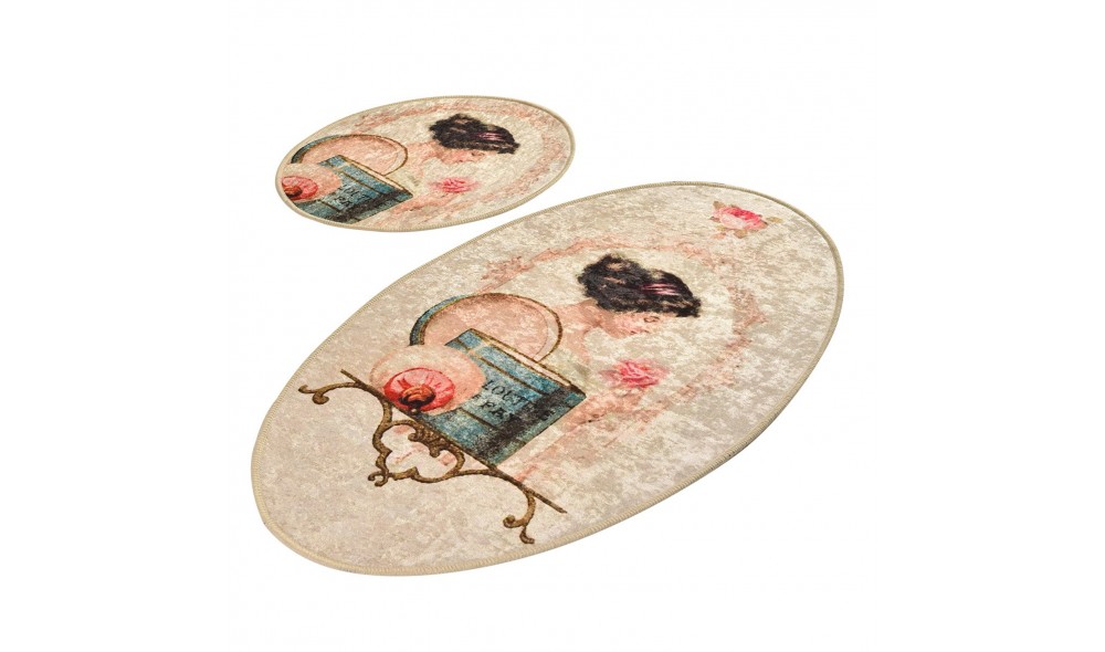 Set covoras de baie (2 piese), Glare