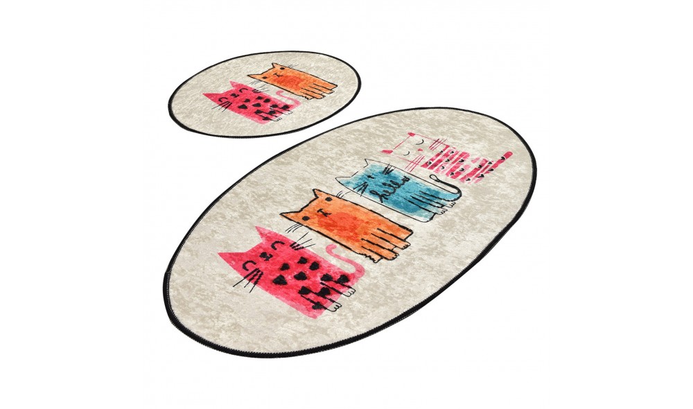 Set covoras de baie (2 piese), Baby Cats