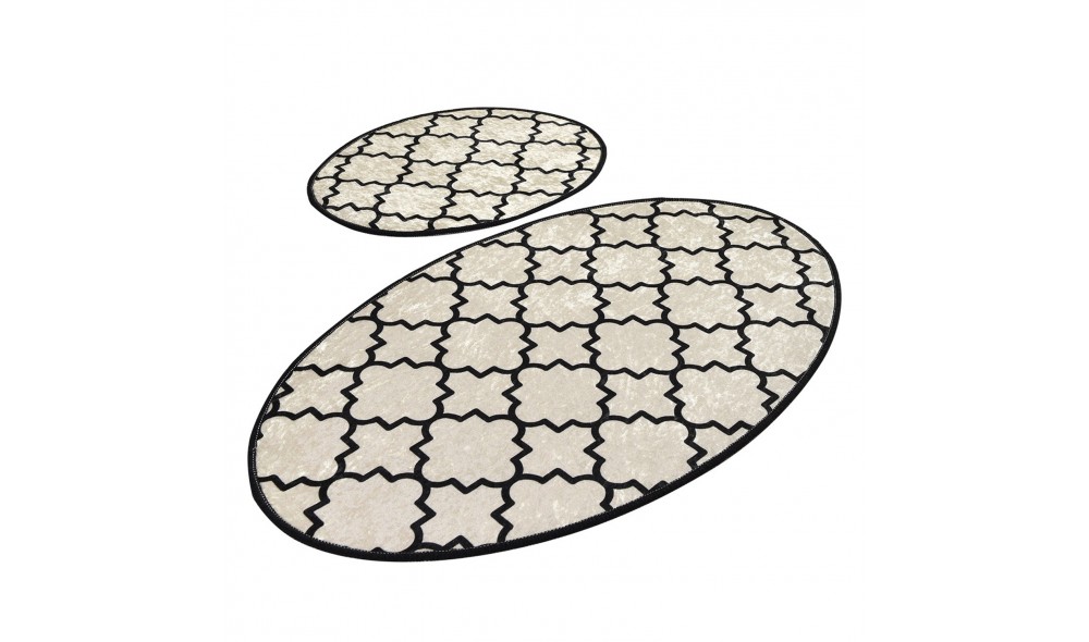 Set covoras de baie (2 piese), Kupa - White