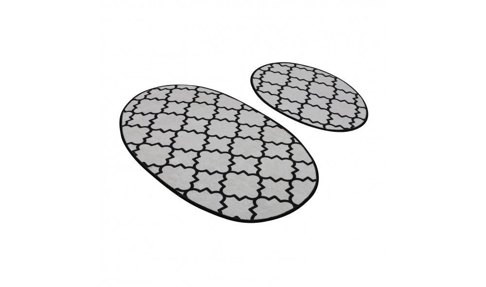 Set covoras de baie (2 piese), Kupa - White