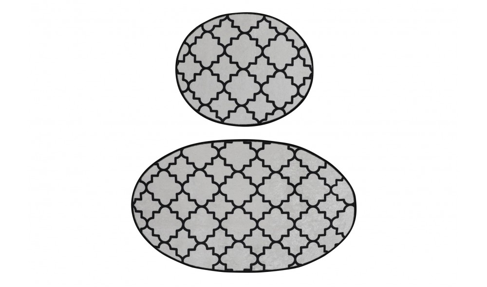 Set covoras de baie (2 piese), Kupa - White