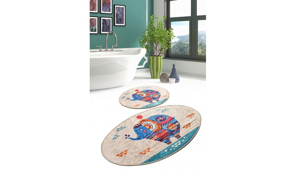 Set covoras de baie (2 piese), Etnic