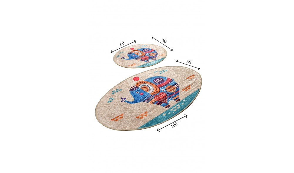 Set covoras de baie (2 piese), Etnic