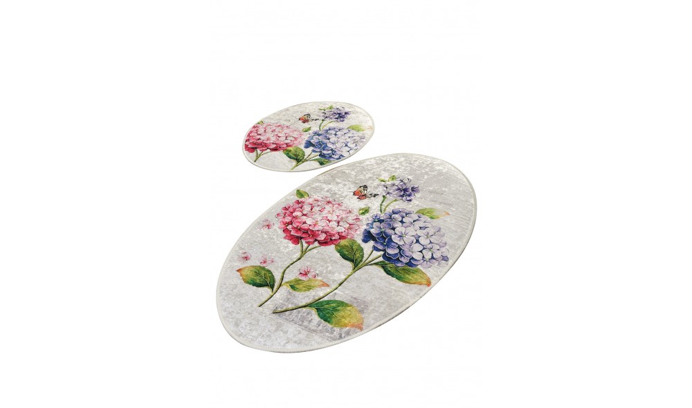 Set covoras de baie (2 piese), Ortanca