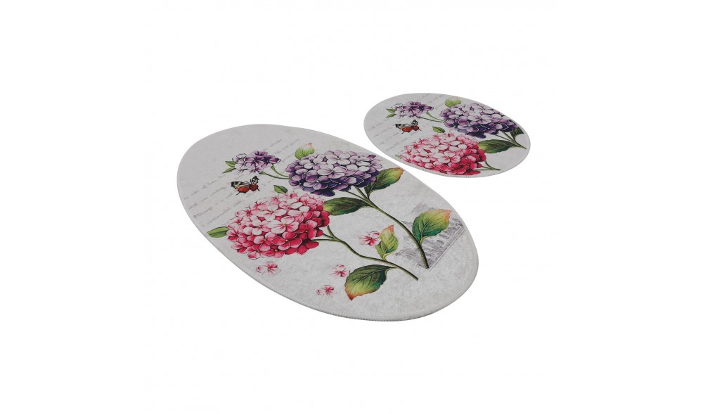 Set covoras de baie (2 piese), Ortanca