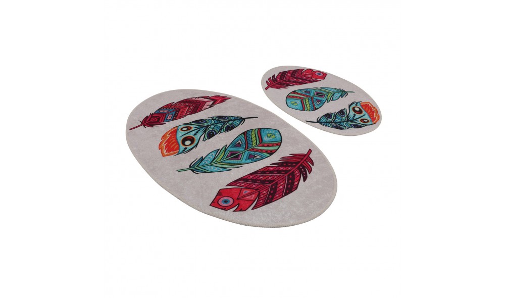 Set covoras de baie (2 piese), Feather DJT