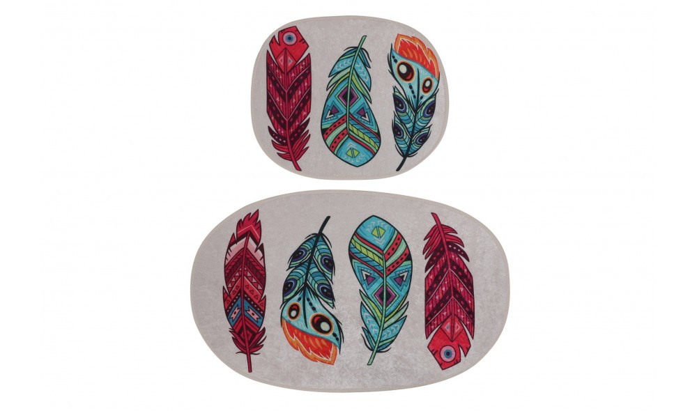 Set covoras de baie (2 piese), Feather DJT