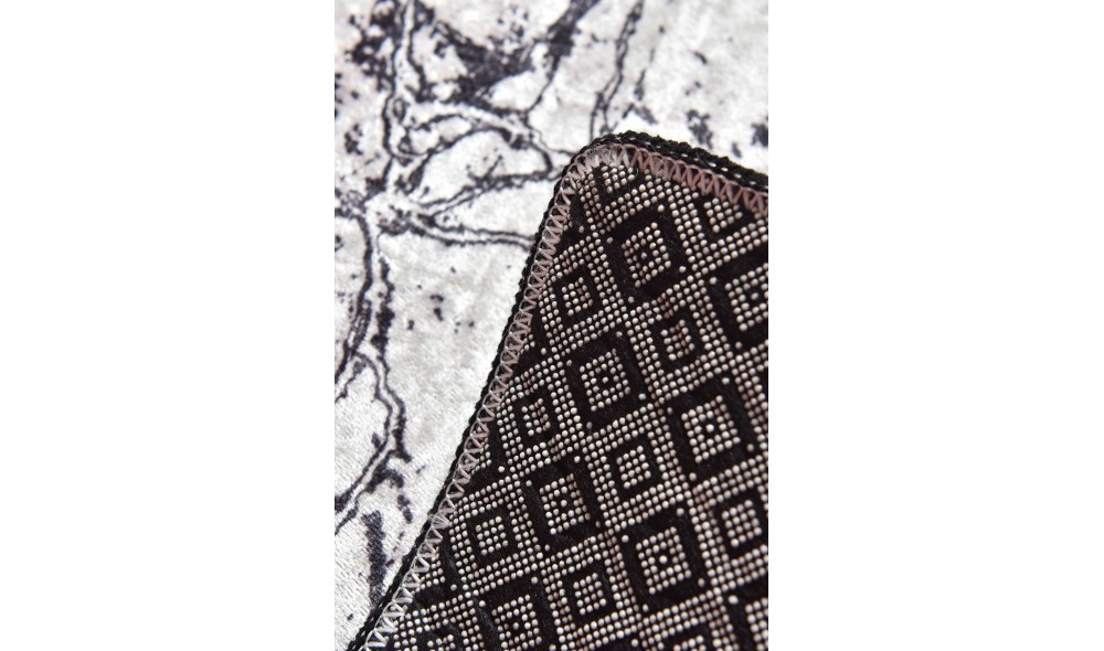 Set covoras de baie (2 piese), Marble - White