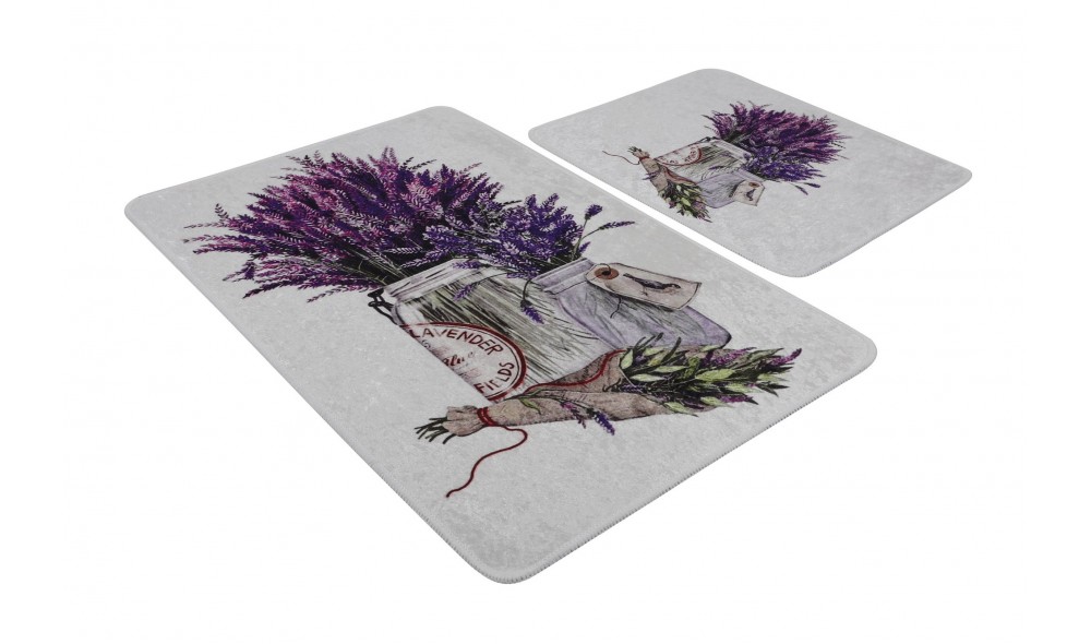 Set covoras de baie (2 piese), Purpura