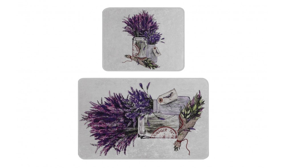 Set covoras de baie (2 piese), Purpura