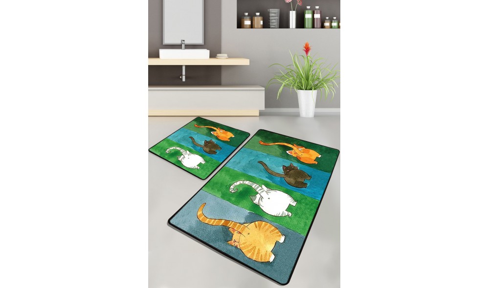 Set covoras de baie (2 piese), Gatto Carino