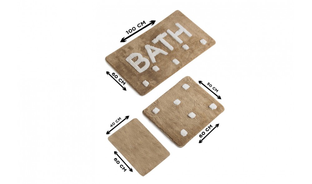 Set covoras de baie (3 piese), Bath