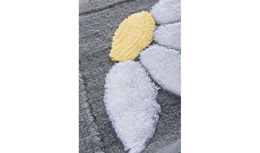 Set covoras de baie (3 piese), Daisy - Grey