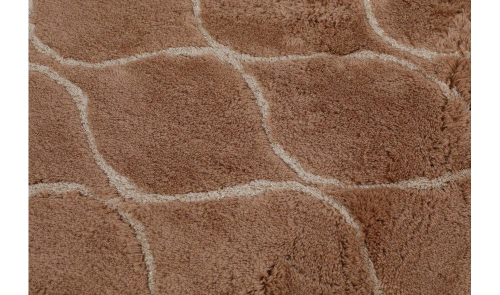 Set covoras de baie (3 piese), Infinity - Caramel