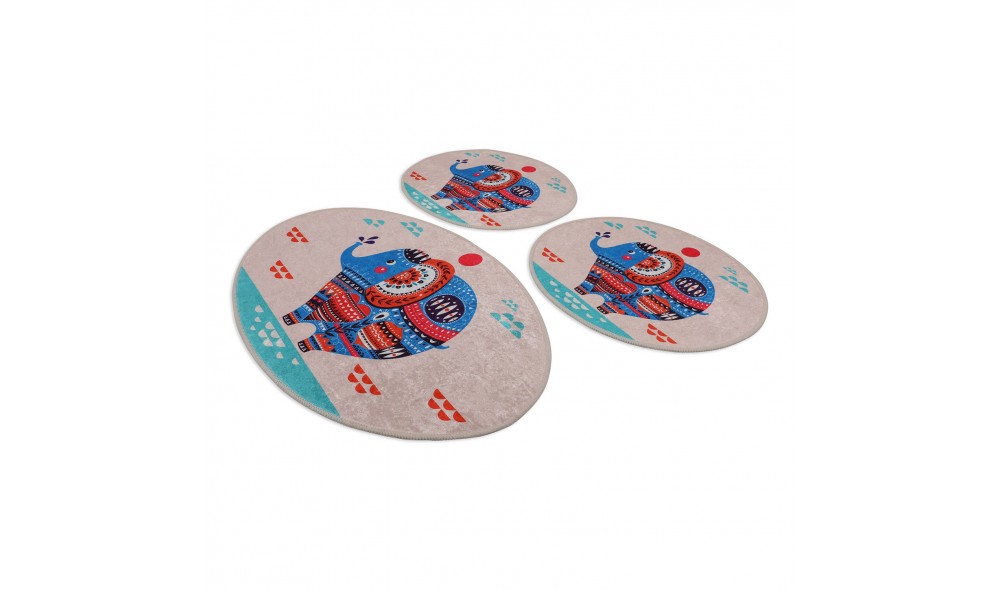 Set covoras de baie (3 piese), Etnic