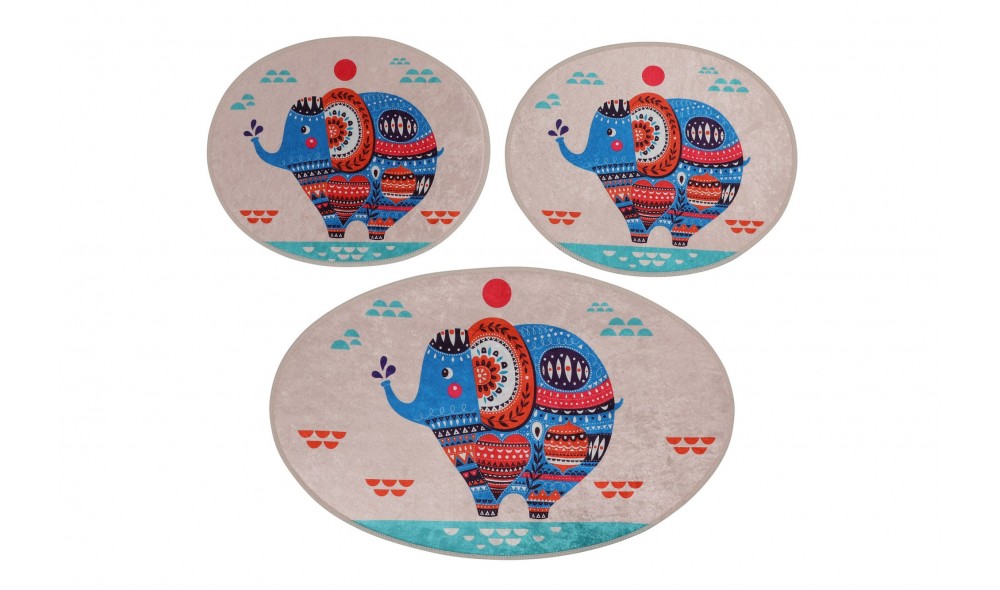 Set covoras de baie (3 piese), Etnic