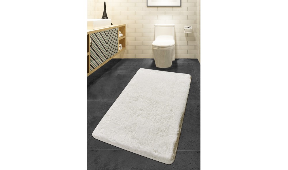 Covoras de baie, Havai - Ecru (80 x 140)