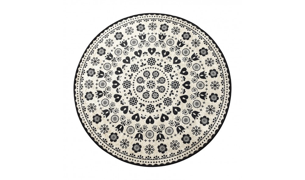 Covoras de baie, Venice - Black (100)