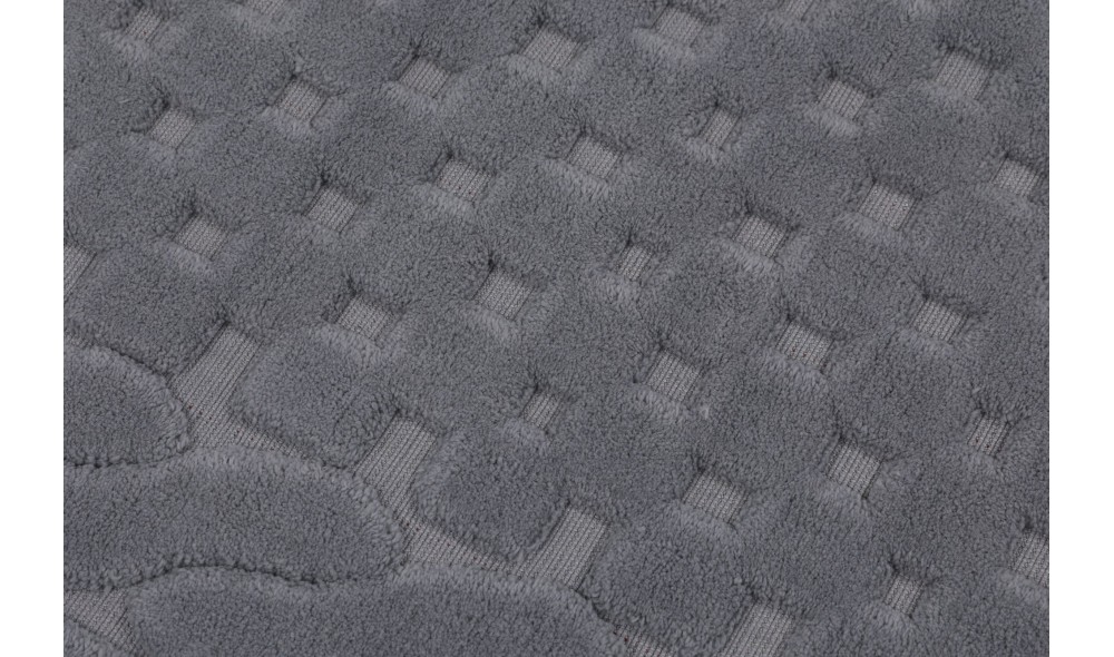 Set covoras de baie (2 piese), Bambi Cotton - Grey